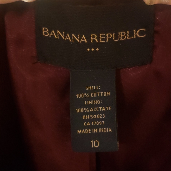 👖👠💄💼 Banana Republic Blazer NWOT - Picture 6 of 8